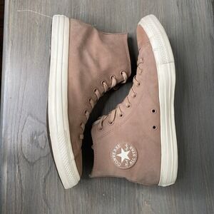 Converse Chuck Taylor All Star Hi‎ Mens 10 Shoes Desert-Driftwood/Pink 159749c